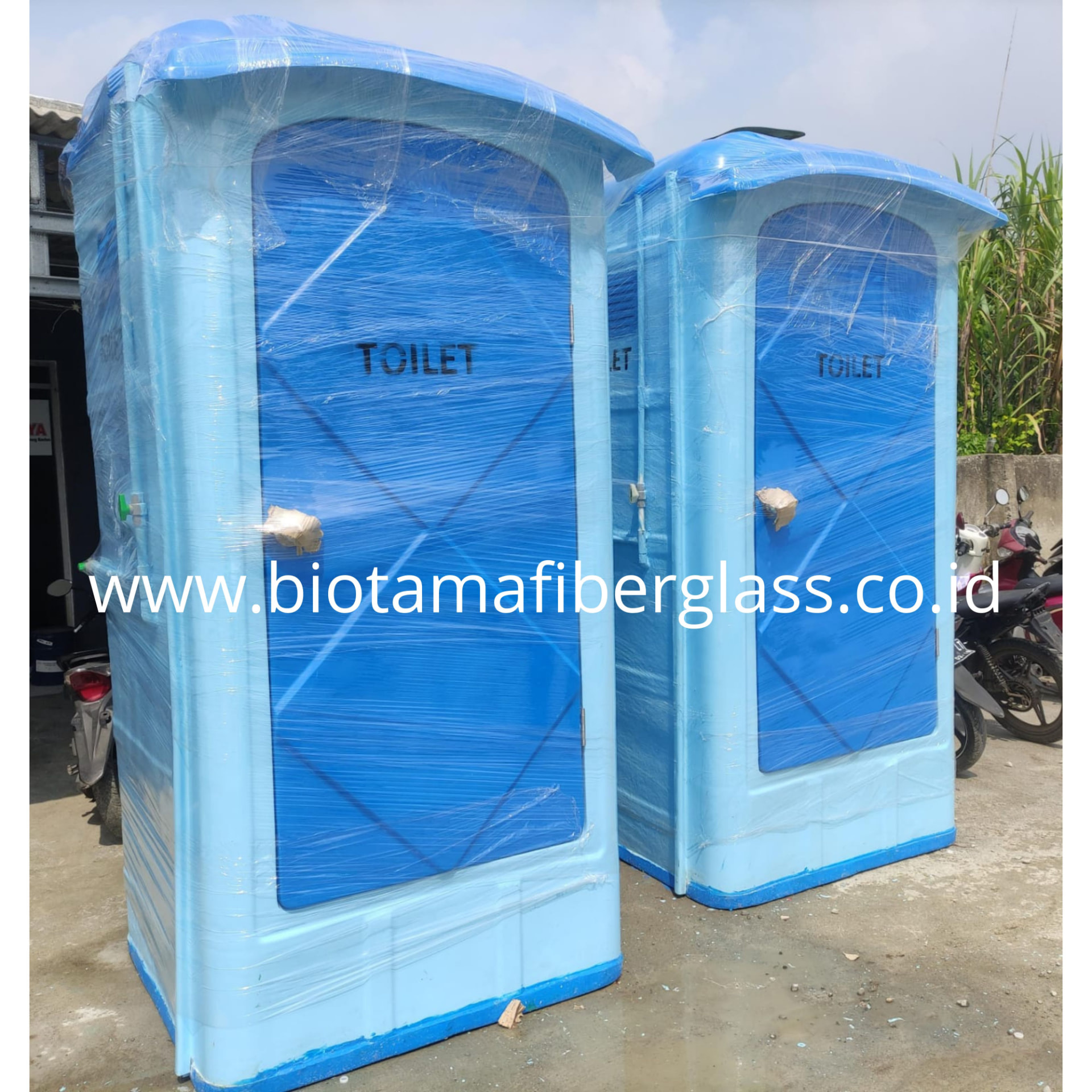 Toilet Portable produk fiberglass FRP BIOTAMA