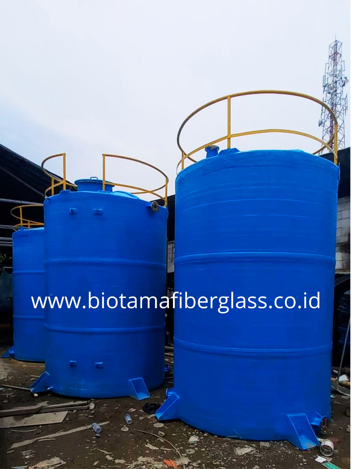 Dokumentasi produk Tangki Air Silinder FRP 2